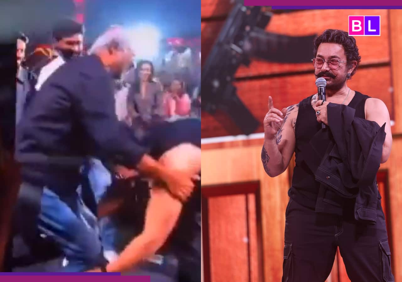Coolie Trailer launch: Aamir Khan makes swag-filled surprise entry, touches Rajinikanth's feet [Watch video]