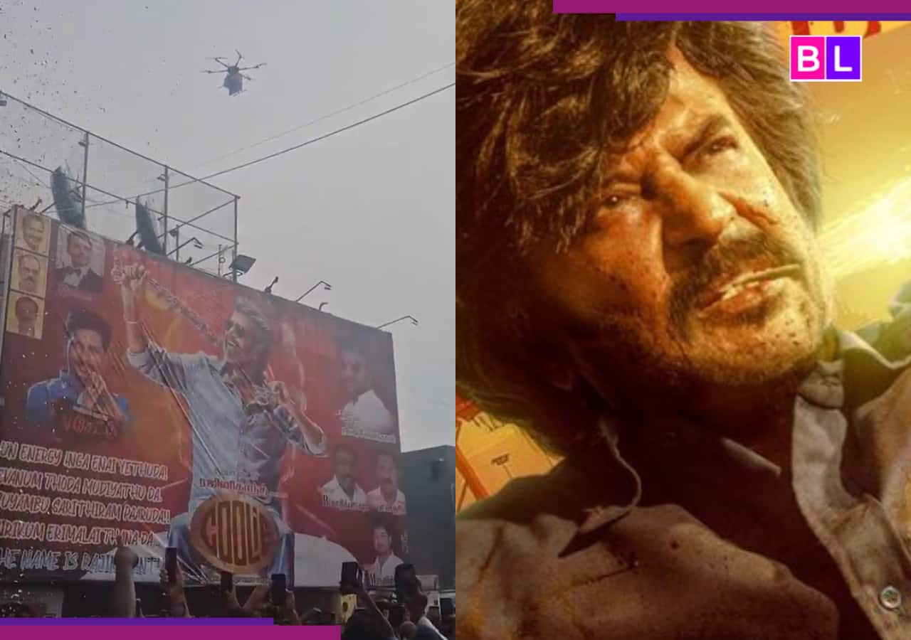 Coolie LIVE UPDATES: Fans turn Rajinikanth's film release into a festival, use drones to shower...