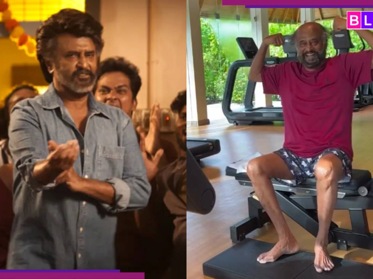 La superestrella Rajinikanth bombea hierro en 74 En el último video de entrenamiento, los fanáticos están sorprendidos