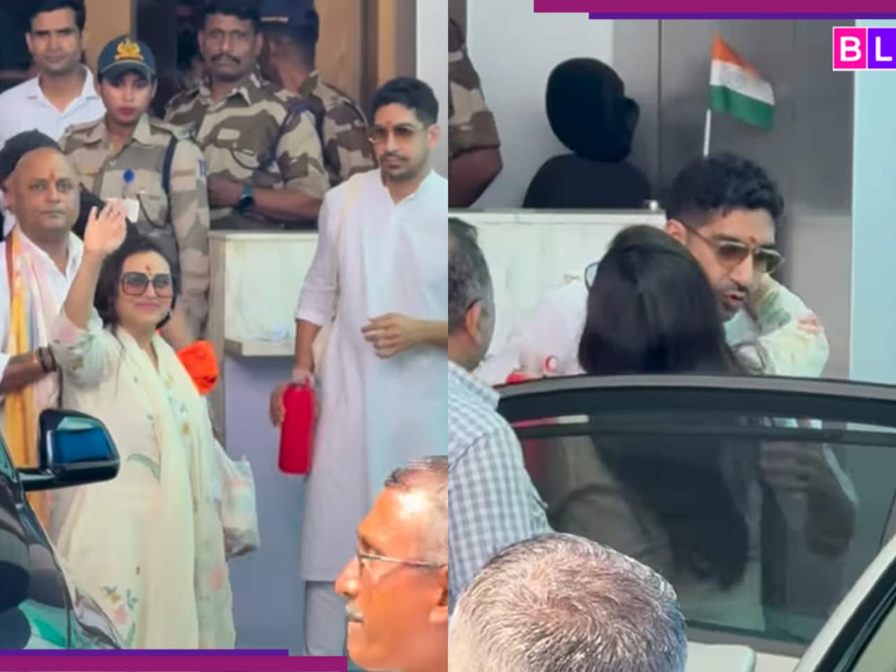 Ahead of War 2 release, Ayan Mukerji and Rani Mukerji RETURNS from Shirdi Sai Baba temple, after seeking blessing