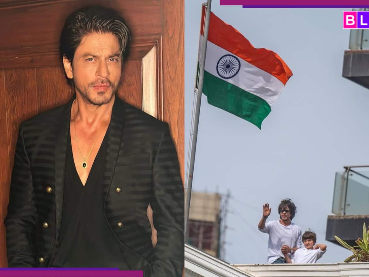 Shah Rukh Khan SHARES patriotic picture with son AbRam on 79th Independence Day, pens heartfelt note