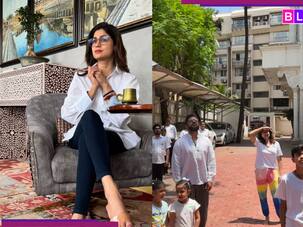 'This is not Sharara song': Netizens troll Shamita Shetty during National Anthem for...; video goes viral [Watch]