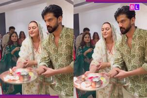 सोनाक्षी सिन्हा ने पति जहिर इकबाल के साथ की गणपति पूजा, भगवान की आरती करते नजर आएं पति-पत्नी, देखें वीडियो