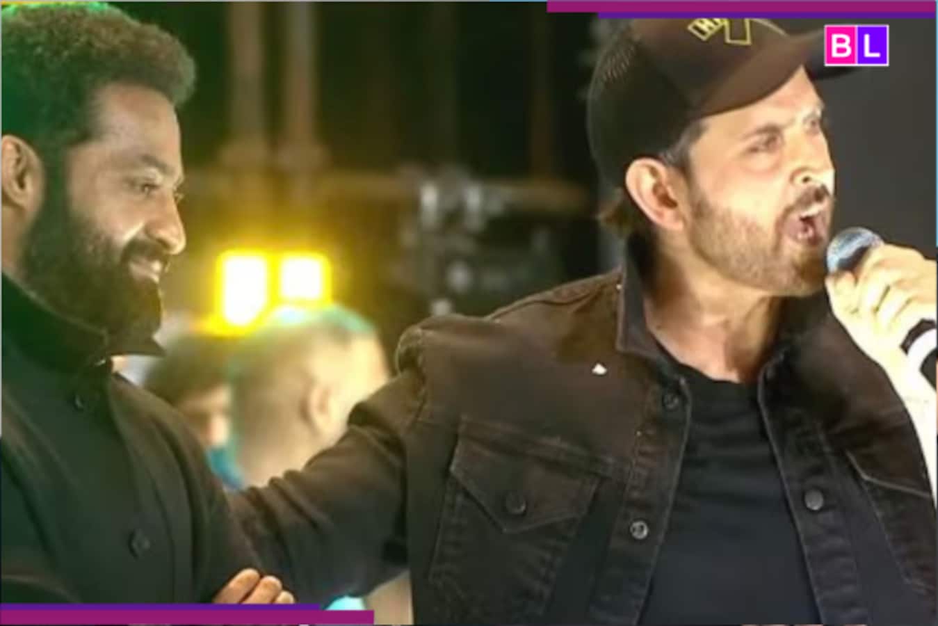 Hrithik Roshan sanó el segundo co-actor de la batalla de la guerra a la junior ntr ... dice cómo aprendió a ir al tiro ... [Watch viral video]