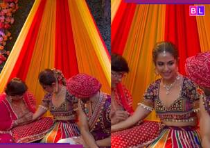 Avika Gor ने मेहंदी सेरेमनी में हर किसी को किया हैरान! मिलिंद चंदवानी ही नहीं, इन लोगों का भी लिखवाया नाम, तस्वीरें वायरल