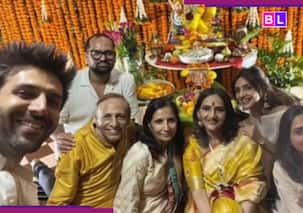 Sreeleela joins Kartik Aaryan's Ganpati celebrations amid dating rumours, fans notice...