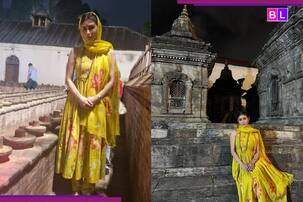 गले में रुद्राक्ष, मांग में... कुछ इस अंदाज में पशुपतिनाथ के दर पर पहुंचीं Mouni Roy, फैंस बोले- 'नागिन अपने घर...'