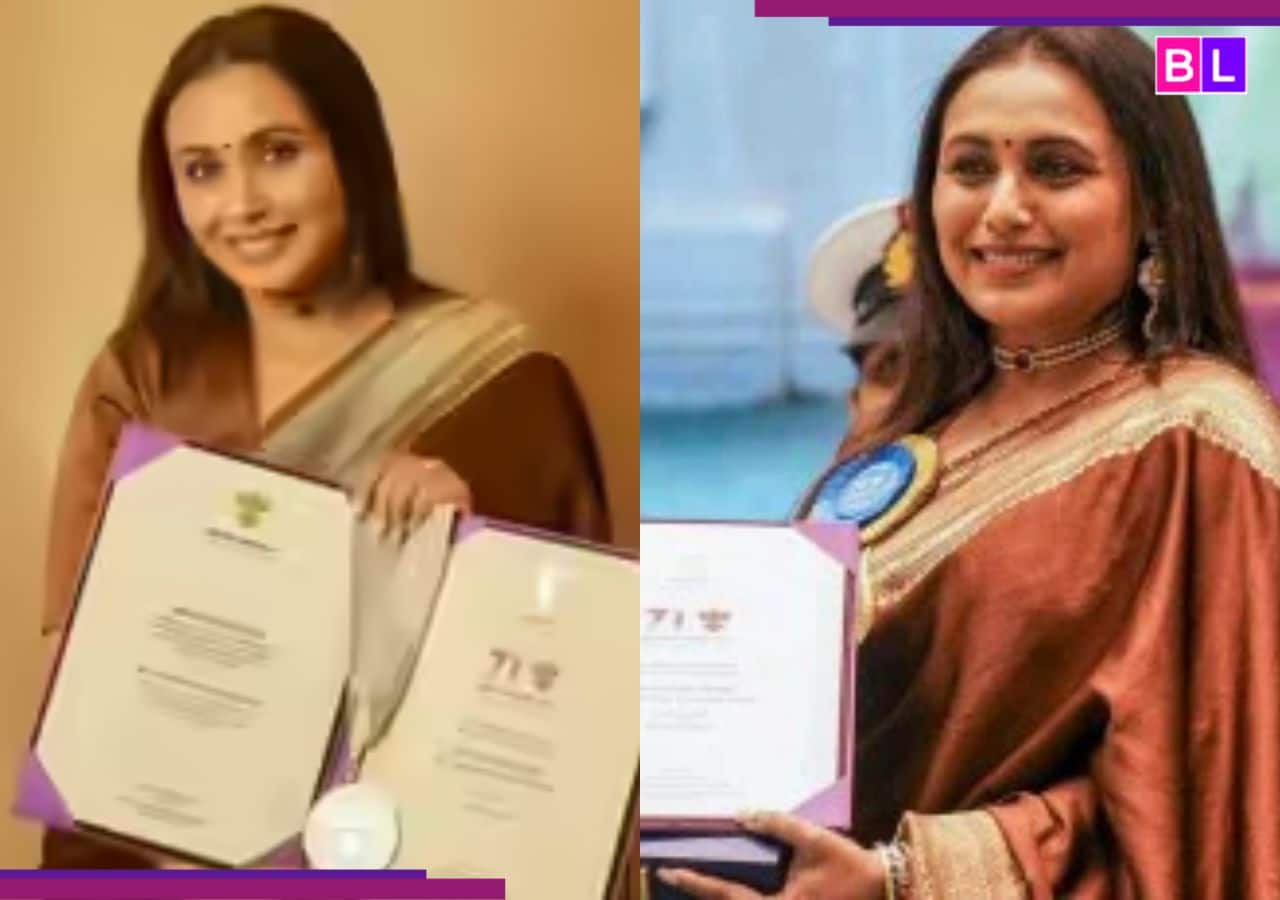 Rani Mukherjee luego usa el académico de su hija Adira en el Premio Nacional ..., expresó la verdadera razón de esto ...