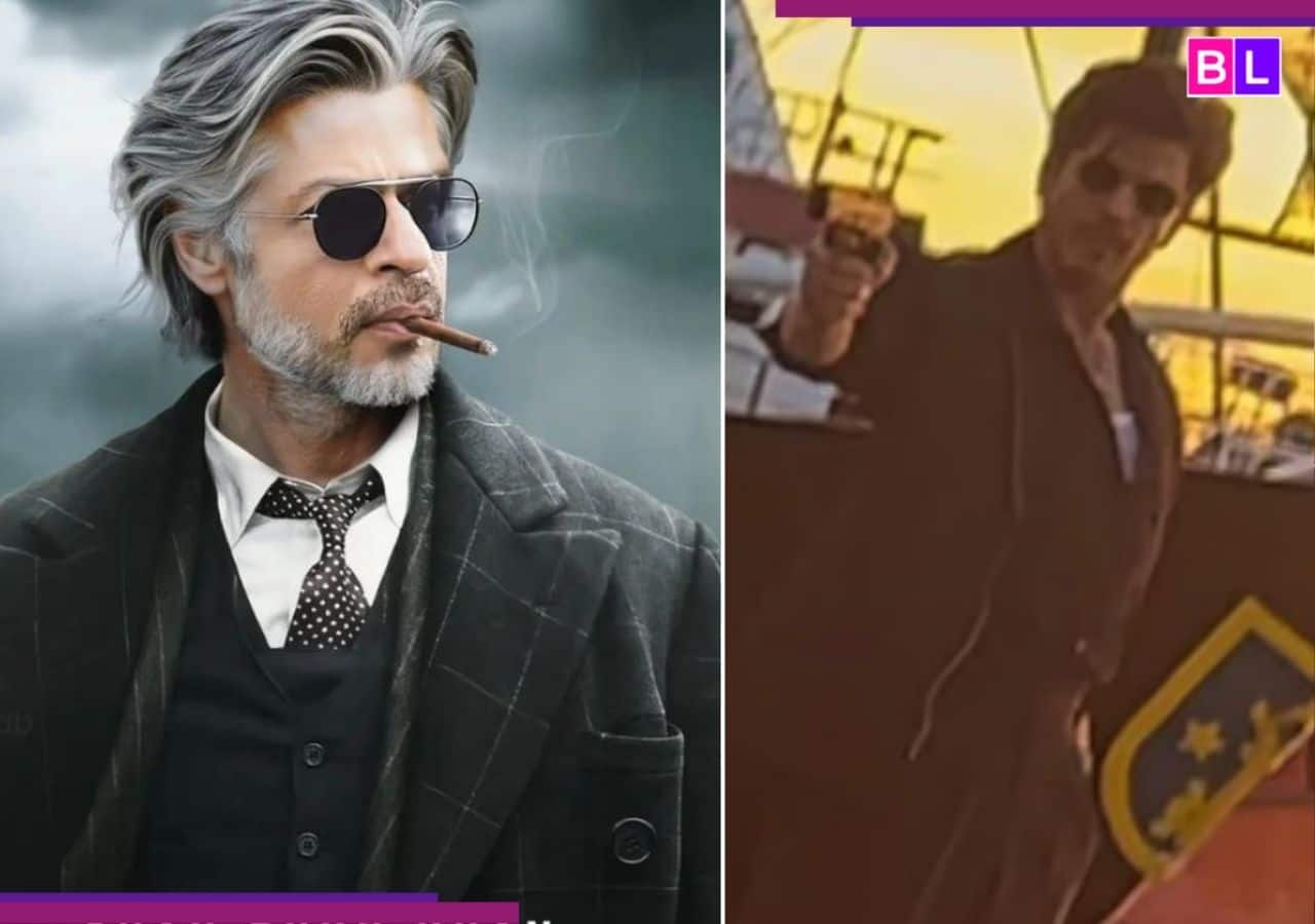 La foto viral de Shah Rukh Khan de King lo muestra en modo de acción, aparece con el arma y ...
