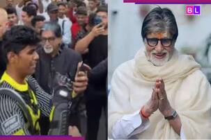 Amitabh Bachchan’s lookalike gets MOBBED in Dubai | watch viral video