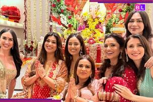 Netizens react to Nia Sharma, Ankita Lokhande, and others on Ganpati - Watch Video
