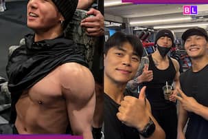 BTS Jungkook’s ripped gym look with V and RM sends ARMY into meltdown