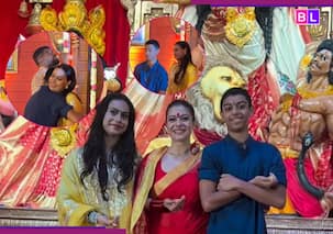 दुर्गा पंडाल में Nysa Devgan पर प्यार लुटाते दिखे Kajol के लाडले Yug, जमाने के सामने बहन को दी जादू की झप्पी