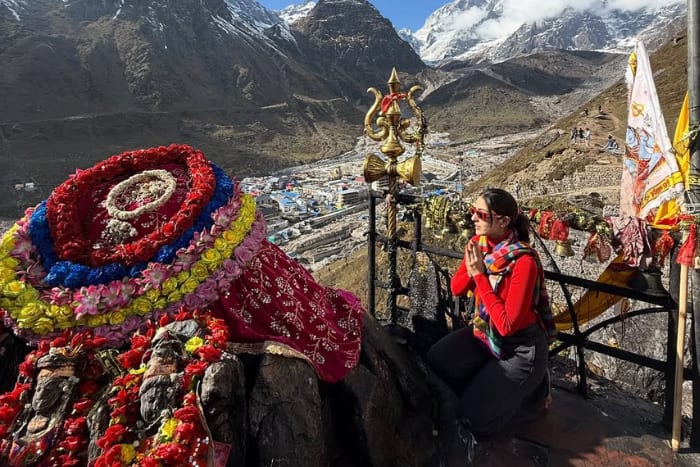 Sara at Kedarnath Dham