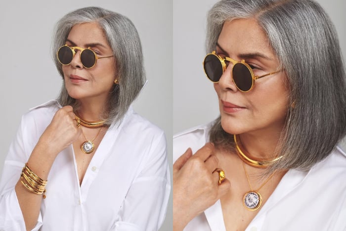 entertainment Zeenat Aman's lunch