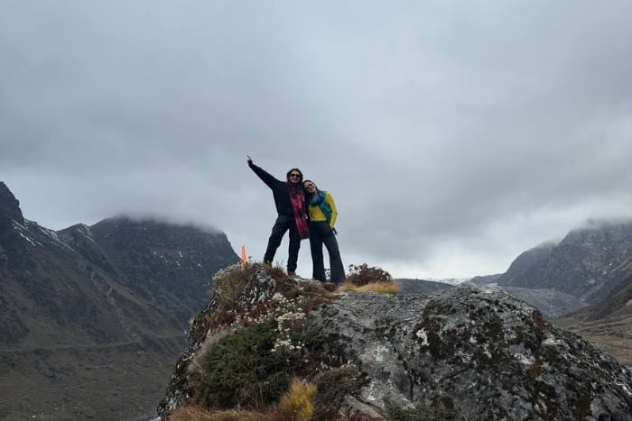 Sara Ali Khan in the mountains