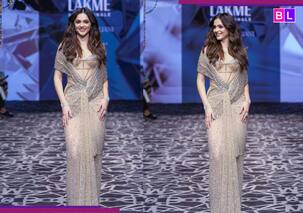 गोल्डन साड़ी पहन रैंप वॉक पर उतरी Aneet Padda, इस एक चीज ने कर दी एक्ट्रेस की फजीहत! Video देख नेटिजन्स कर रहे ट्रोल