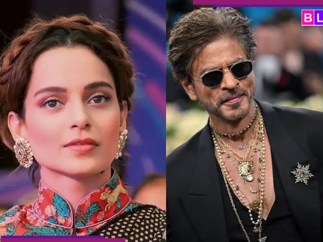 Kangana Ranaut en comparación con su viaje a Bollywood Shah Rukh Khan 'educado en un convento', dice