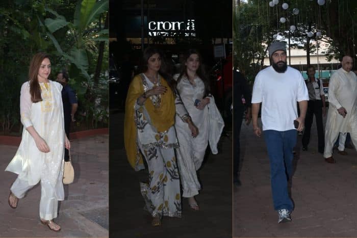 ईशा देओल, शिल्पा शेट्टी समेत कई सेलेब्स पहुंचे