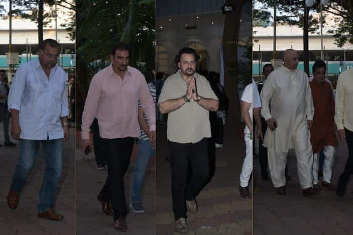 पर्दे से दूर कलाकार भी आए नजर