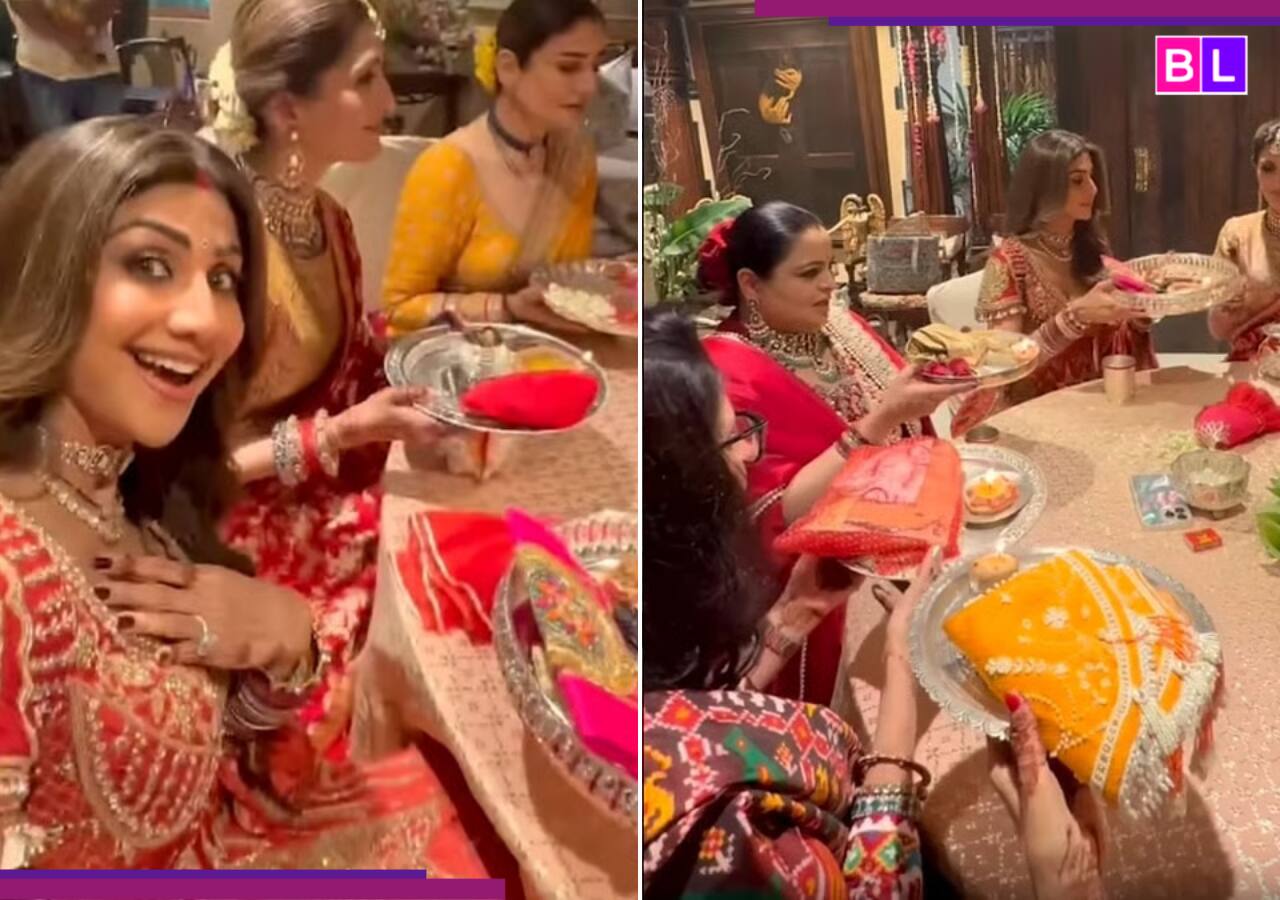 Inside Shilpa Shetty’s star-studded Karwa Chauth Night: Why Raveena Tandon and Sunita Kapoor passed around thalis?