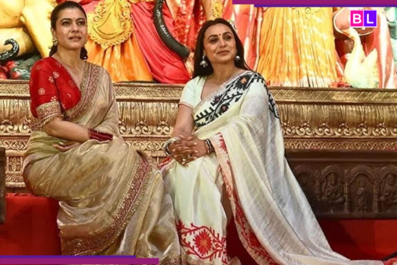 Durga Pooja 2025: Kajal ducha a la hija Nisa ama a Devgan, los videos virales demuestran que es la madre perfecta