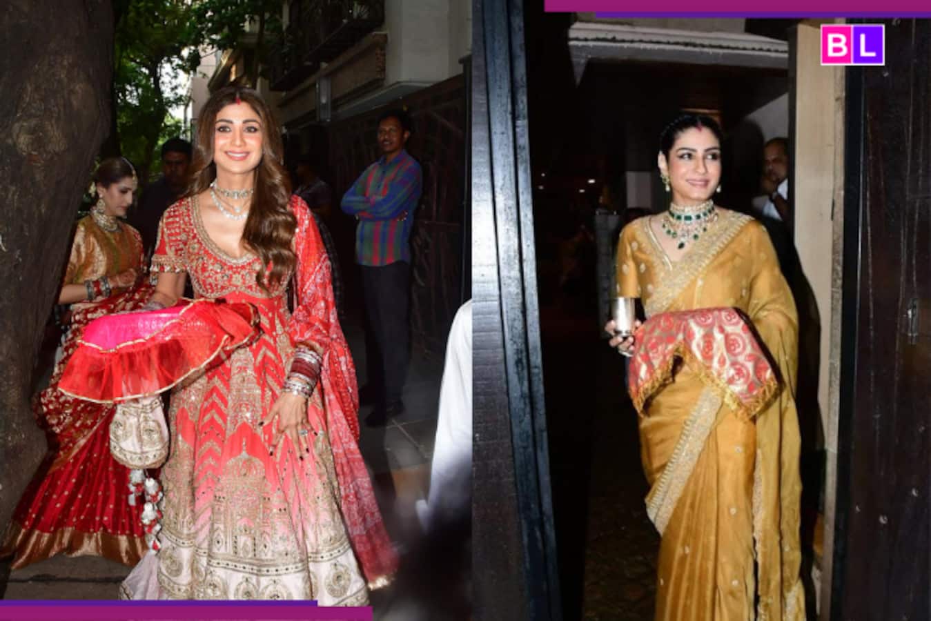Karva Chauth 2025: Shilpa Shetty and Raveena Tandon EXUDE festive vibes