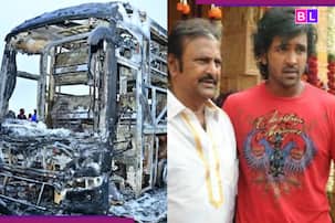 Andhra Pradesh Bus Fire:  Vishnu Manchu, Mohan Babu express left shocked over tragic..., 25 passengers feared...