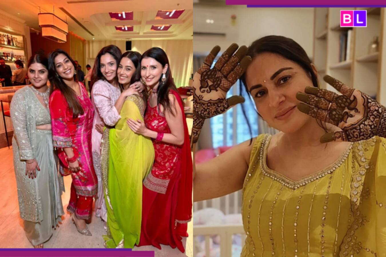 Karwa Chauth 2025: TV actresses Shraddha Arya and Claudia Ciesla DAZZLE at...; fans call them...