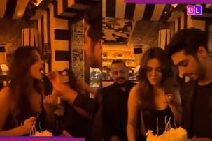 Aneet Padda celebrates birthday with Saiyaara co-star Ahaan Panday; fans GUSH as…[Viral Video]