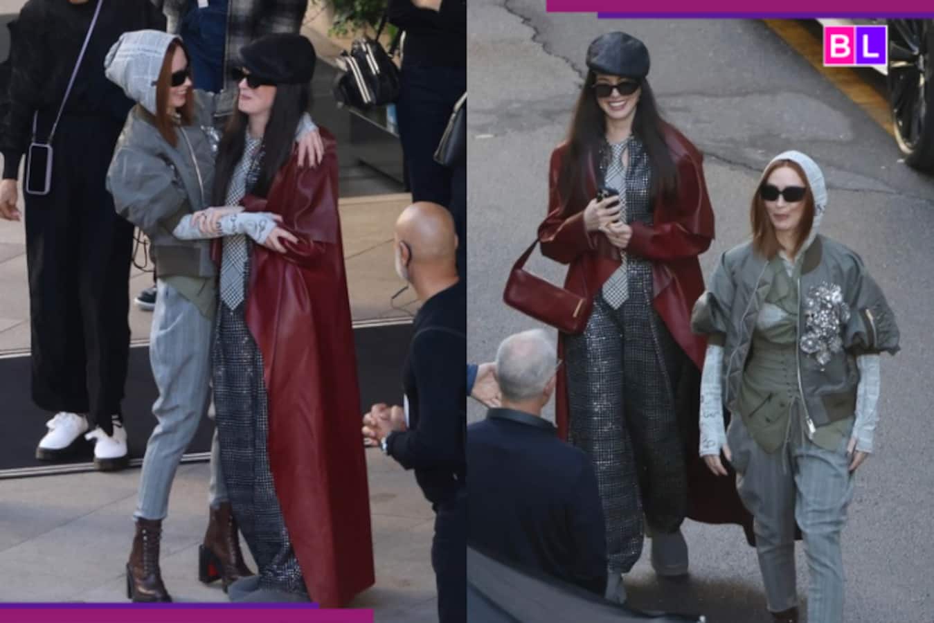 Ann Hathaway y Emily Blant's The Devil Wair Paya Los abrazos cálidos de 2 sets son virales, los fanáticos no pueden ...