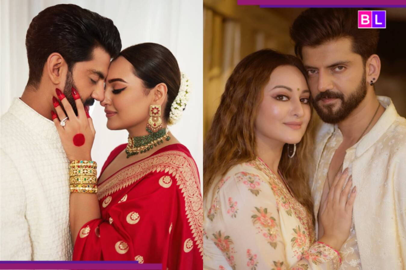 Sonakshi Sinha, Zaheer Iqbal seal their love with..., share with fans their...