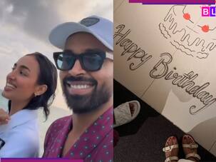 Hardik Pandya celebrates birthday with 24-year-old girlfriend Mahieka Sharma in...; gets COSY as they hold...