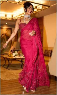 करवाचौथ पर प्रियंका चोपड़ा की तरह पहनें साड़ियां, पतिदेव की नहीं हटेगी नजर