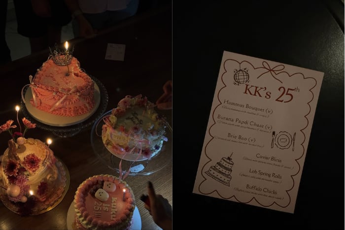 Khushi’s birthday menu