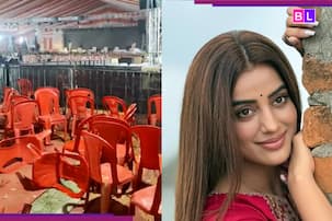 Akshara Singh’s live performance turns CHAOTIC, mob RUSHES towards…, breaks chairs after… [Viral Video]