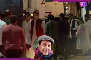 Dharmendra Death: Jeetendra, Shatrughan Sinha, Hrithik Roshan visit Sunny Deol’s residence to...