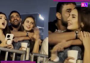 Huma Qureshi–Rachit Singh’s KISS moment at Himesh Reshammiya's Mumbai concert goes VIRAL, actress warns him...