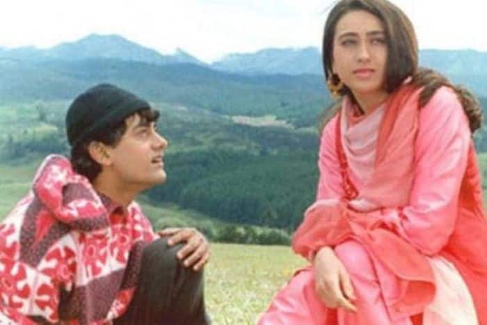 Did Karisma and Aamir have a long kissing scene?