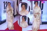 120 Bahadur की स्क्रीनिंग में छाईं Rekha, व्हाइट सिल्क साड़ी, मांग में सिंदूर और हैवी जूलरी में खूब जचीं 'उमराव जान', तस्वीरें वायरल