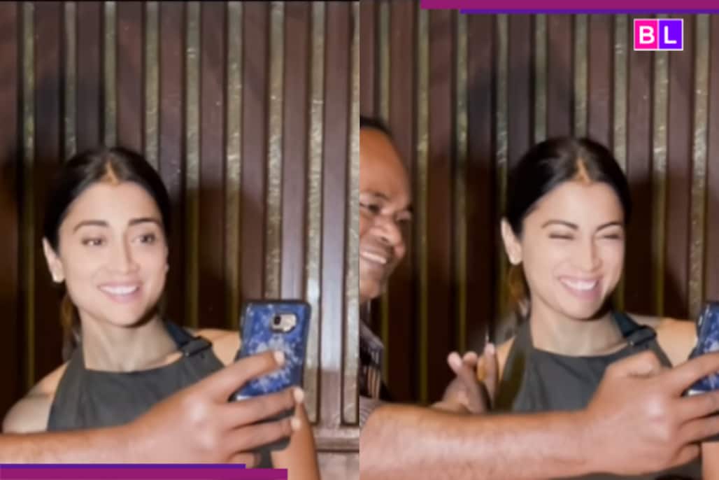 Shriya Saran keeps her cool as fan requests for selfie, continues to... [Viral Video]