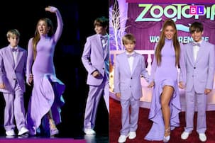 Shakira and her sons ROCK  'Zootopia 2' red carpet premiere, matched PERFECTLY with...
