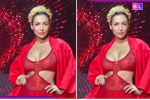 Malaika Arora turns up the heat in a fiery red cutout dress, netizens ask 'Inke ghutno mei...' [Viral Video]