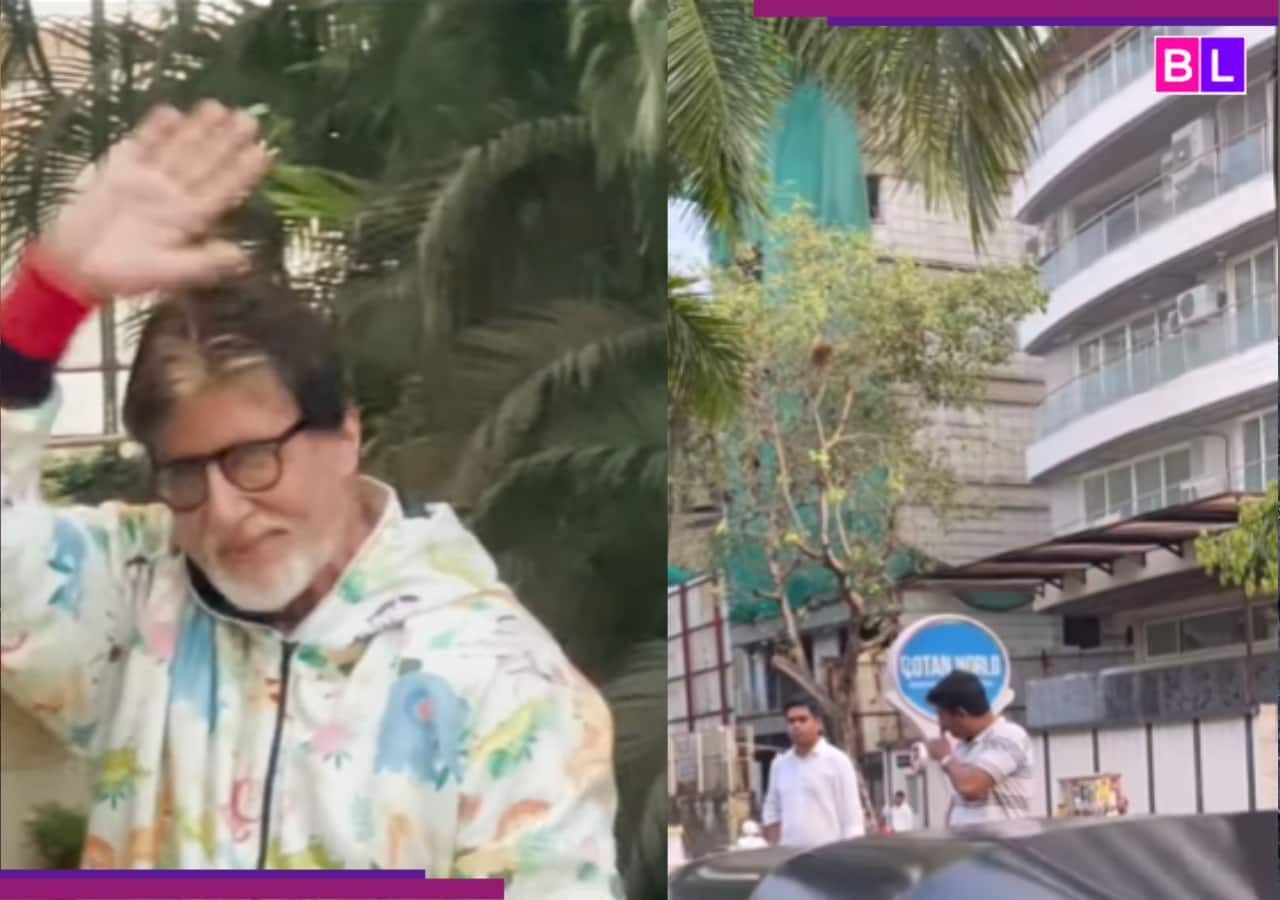 Mumbai police deploy security officers in civilian clothes outside Amitabh Bachchan’s house after… [Watch Video]