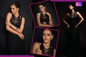 ब्लैक साड़ी में अनन्या पांडे ने गिराई हुस्न की बिजली, डीपनेक ब्लाउज में दिखाई कातिलाना अदाएं, तस्वीरें उड़ा देंगी होश!