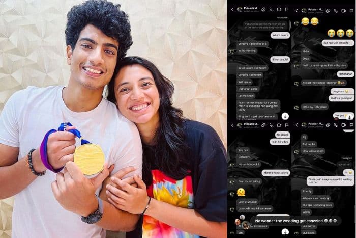 शादी टलने के बीच वायरल हुआ पलाश का फ्लर्ट चैट