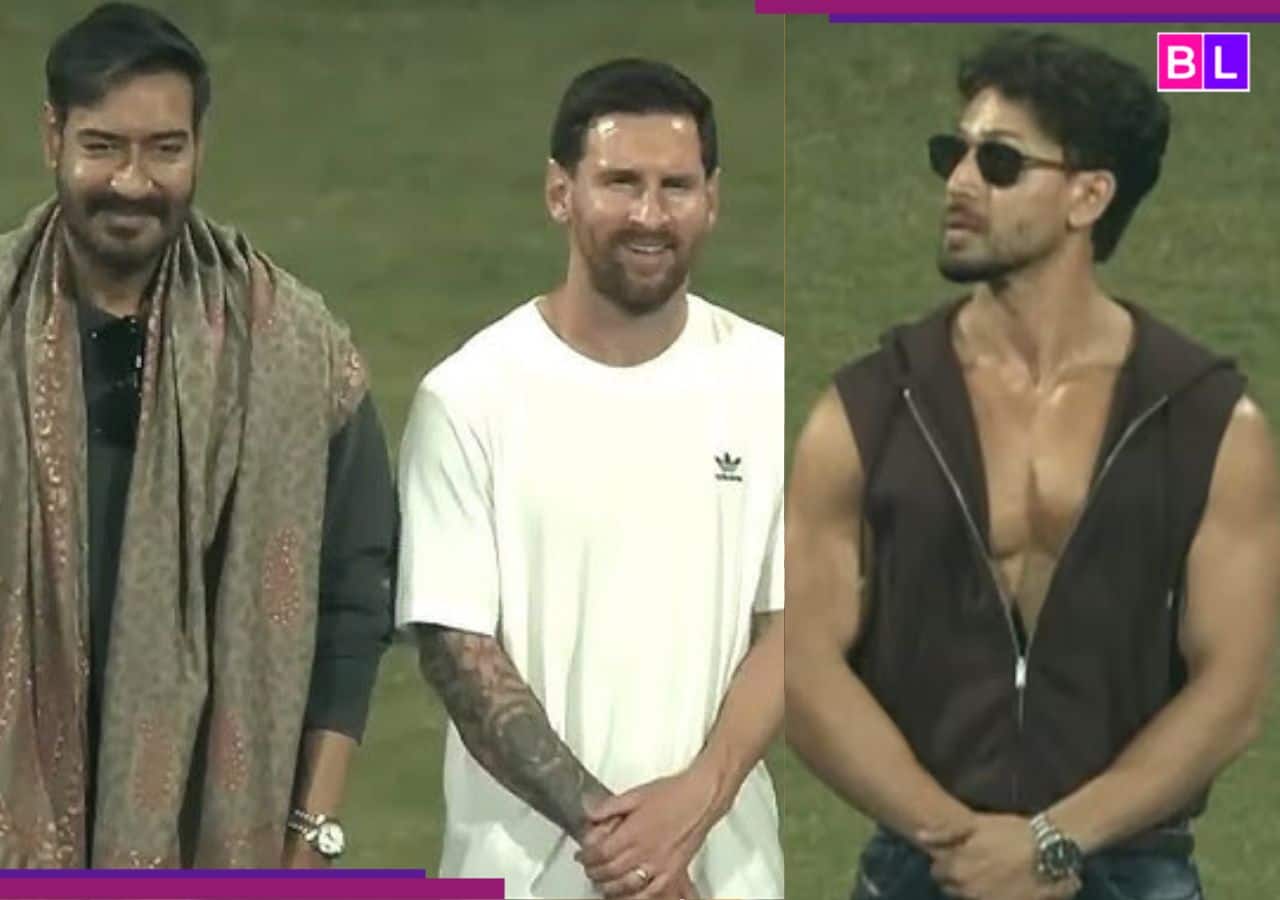 Ajay Devgn, Tiger Shroff BOOSED door publiek op Lionel Messi-evenement in Mumbai omdat…, VIRALE videoshows…
