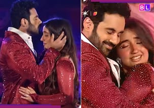 Bigg Boss 19 Finale: Abhishek Bajaj kisses Ashnoor Kaur, embraces her during...; fans laud ABHINOOR for...