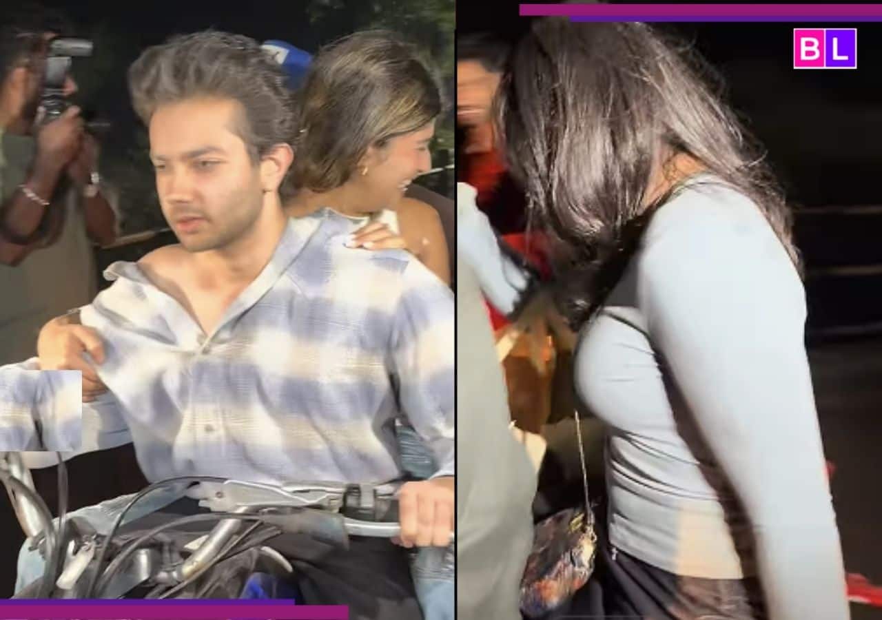 Salman Khan's niece Nirvaan Khan and Anjini Dhawan enjoy a bike ride at actor's...; netizens react 'These paps have...' [Viral Video]