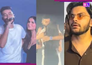 Tara Sutaria cosies up to AP Dhillon, gets kissed by...; Veer Pahariya’s expression leaves fans totally...: He looks...' [Viral Video]